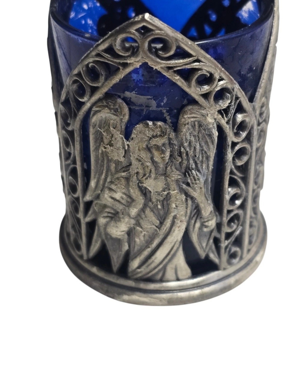 Vintage 1995 Angel Votive Candle Holder Home for the Holidays Christmas Decor